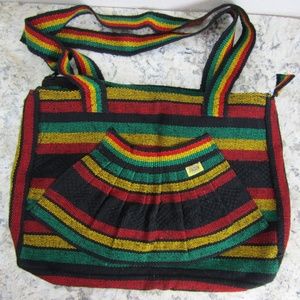 Pinzon Shoulder Bag Tribal Design 16" W